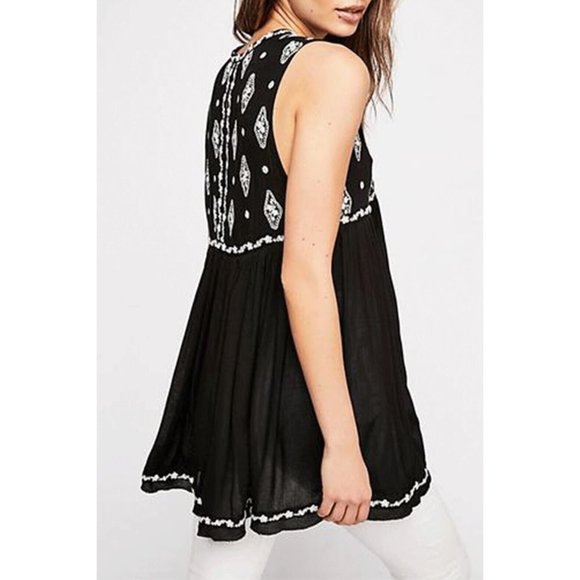 Free People Diamond Embroidered Tunic - Picture 4 of 9